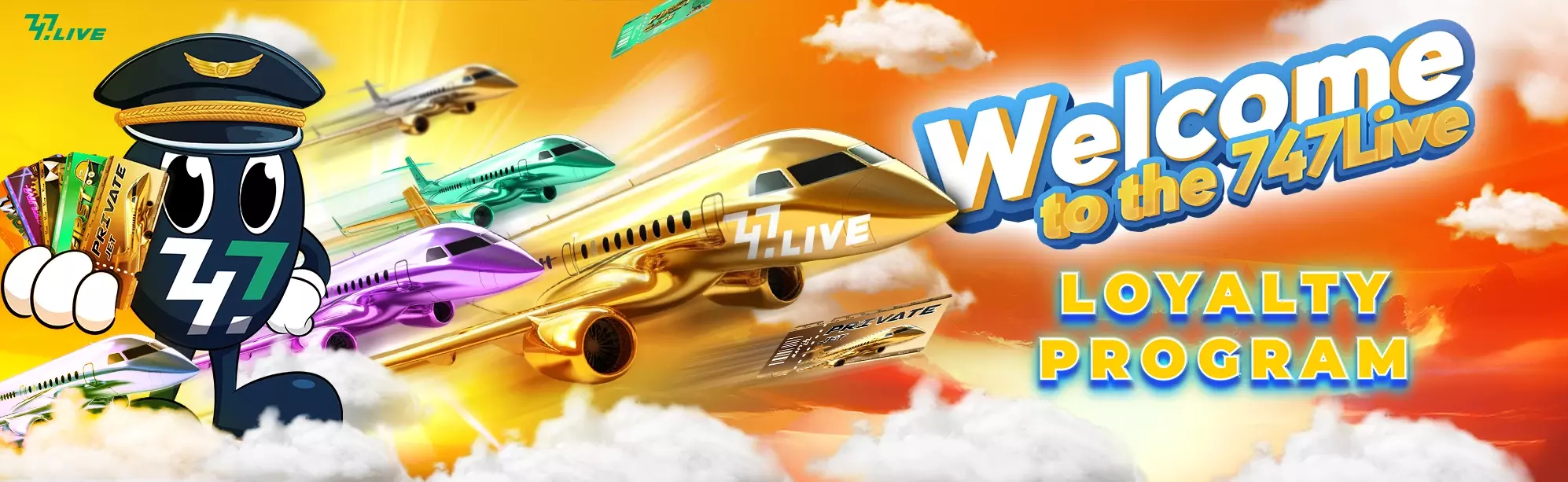 welcome to the 747live loyalty program