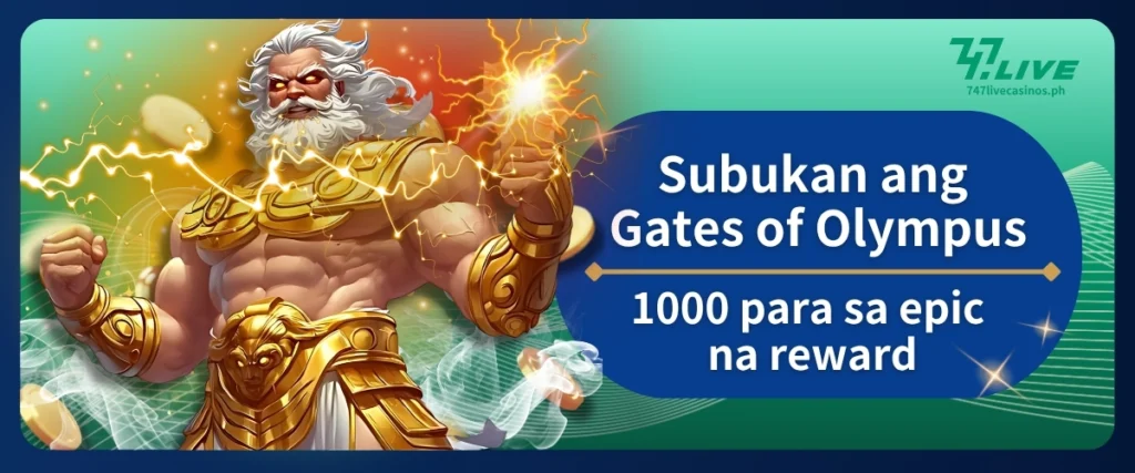 Subukan ang Gates of Olympus 1000 para sa epic na reward
