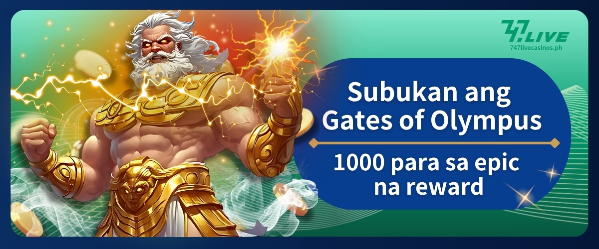 Subukan ang Gates of Olympus 1000 para sa epic na reward